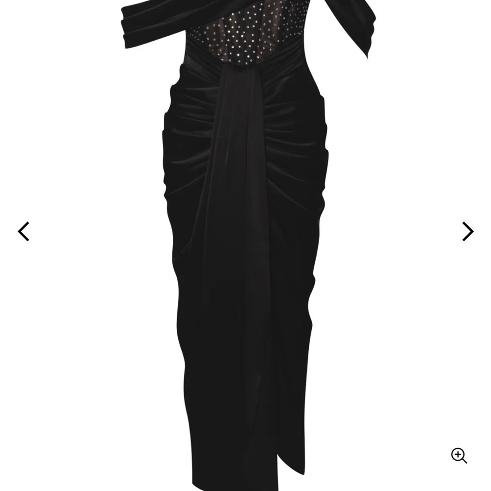 Size S Black One-Shoulder Dress Original price $299